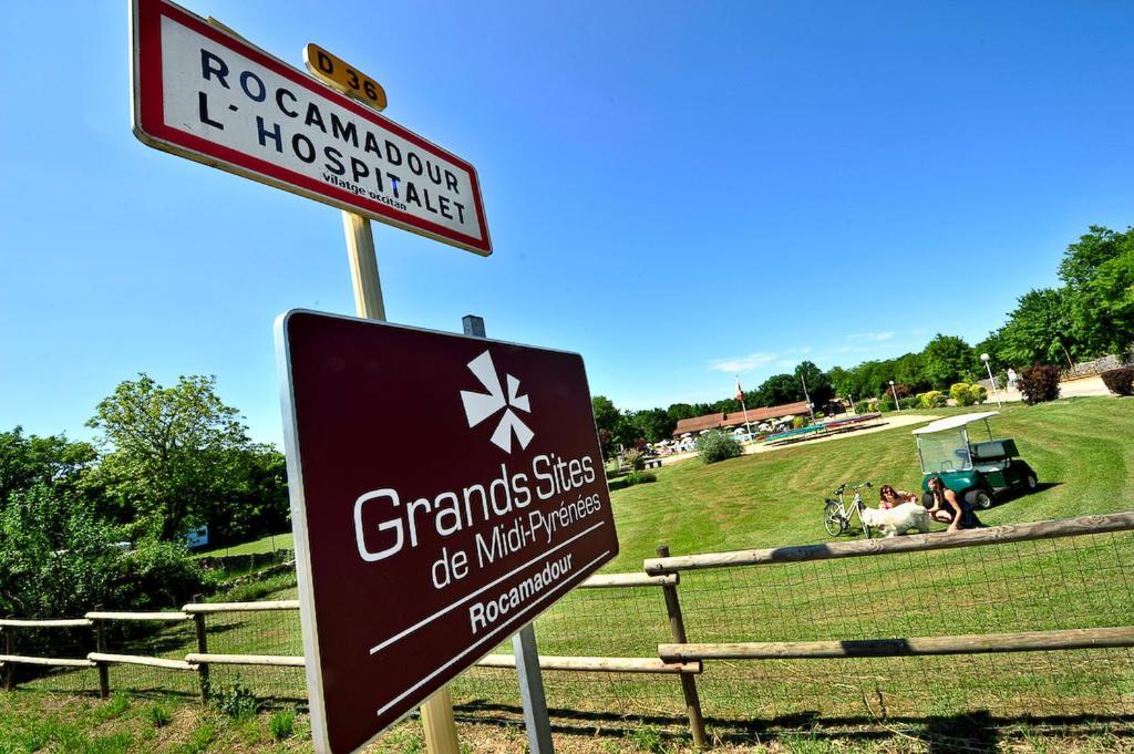 Hotel Camping Les Cigales Rocamadour Exteriér fotografie